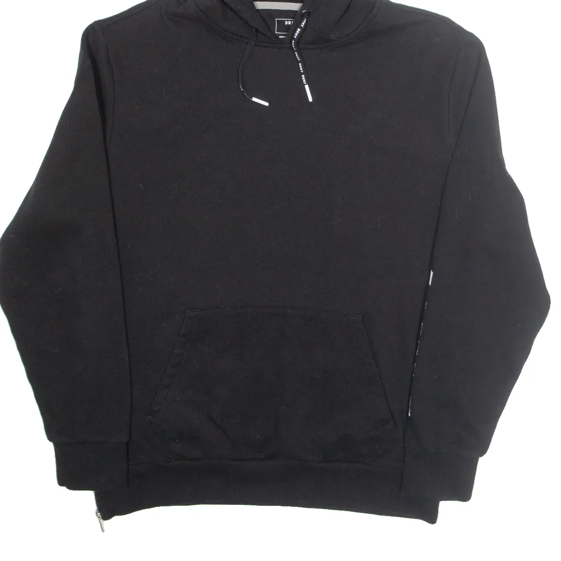 DKNY Mens Black Hoodie L