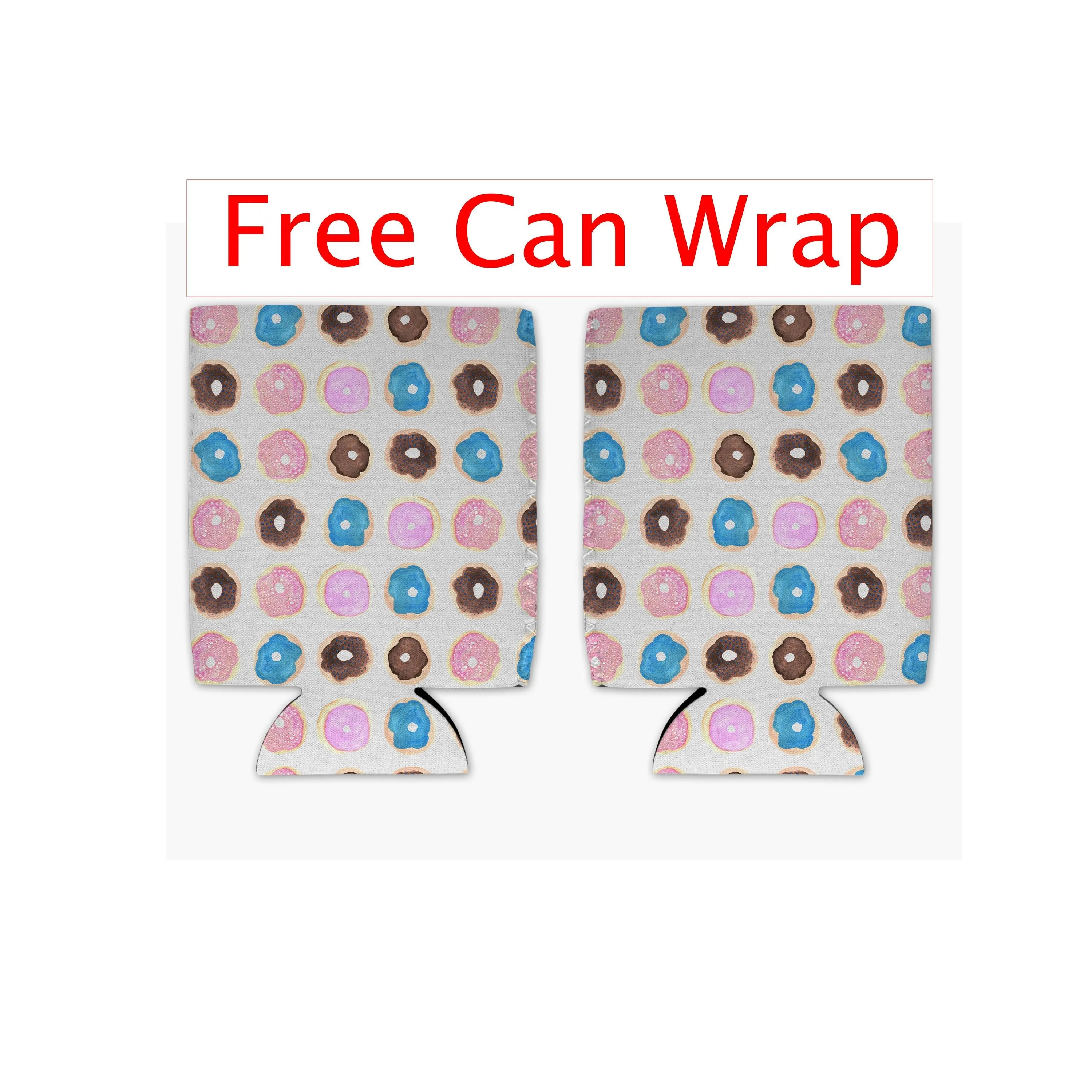 Donut Lunch Tote Bag With Free Can Wrap