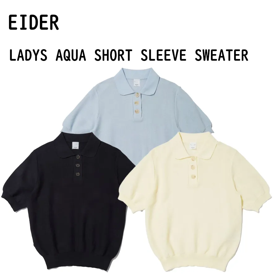 EiDER  |Casual Style Nylon Street Style Plain Cotton Short Sleeves