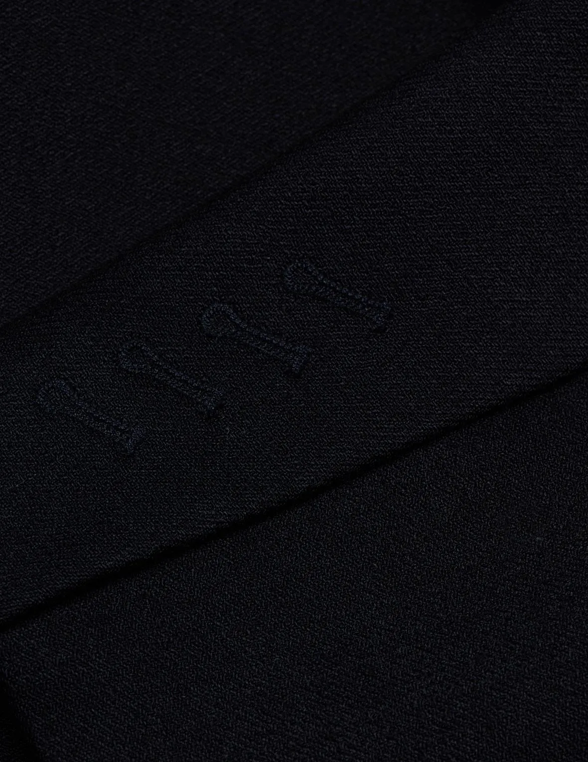 Embossed Logo Long Blazer