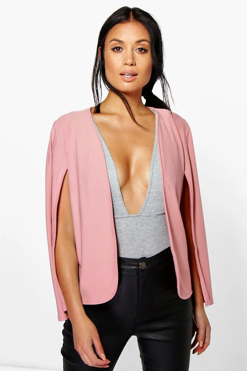 Emilia Tailored Cape Blazer