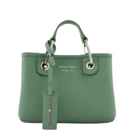 Emporio Armani Logo MyEA Mini Light Green Tote Bag