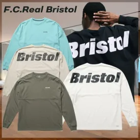 F.C.Real Bristol  |Crew Neck Pullovers Street Style Long Sleeves Plain