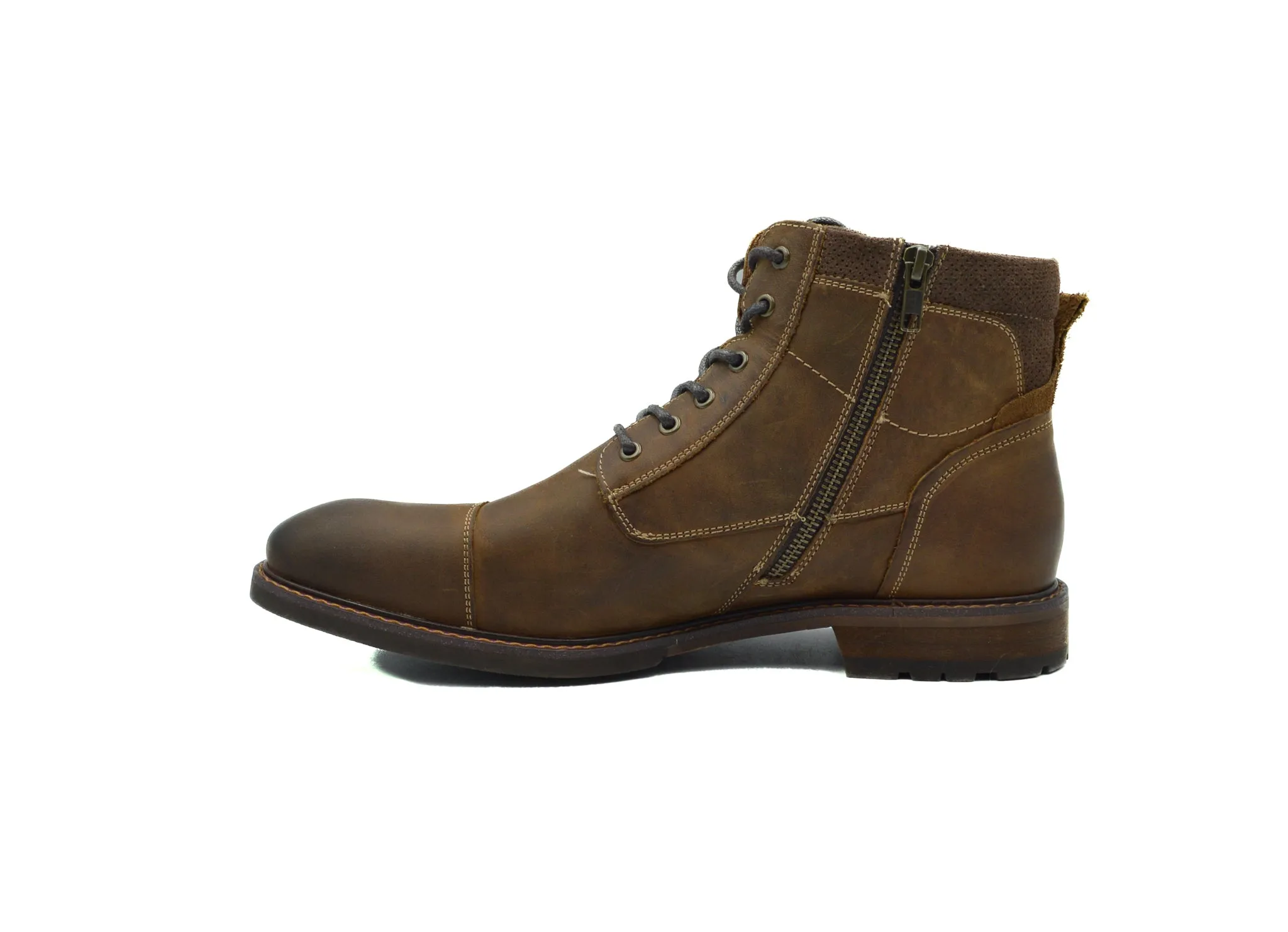 FLORSHEIM LODGE  Cap Toe Lace Boot