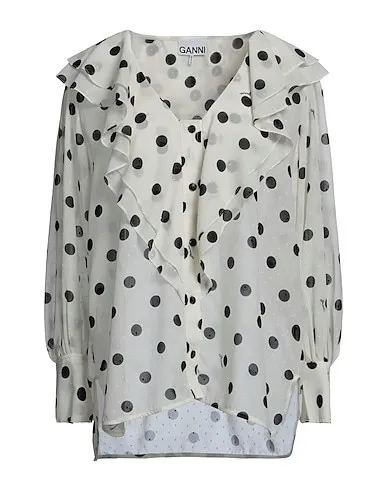 Ganni  |Dots Casual Style Long Sleeves Party Style Elegant Style