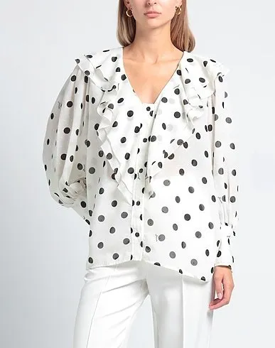 Ganni  |Dots Casual Style Long Sleeves Party Style Elegant Style