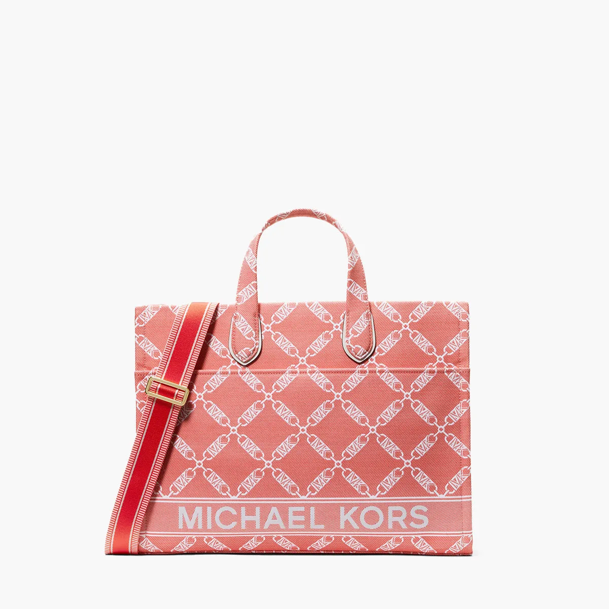 Gigi Large Empire Logo Jacquard Tote Bag