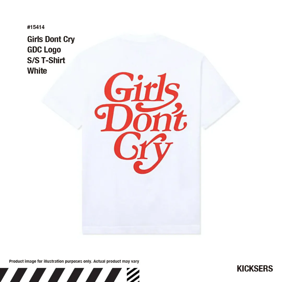 Girls Don't Cry  |Pullovers Unisex Street Style Cotton Short Sleeves Logo