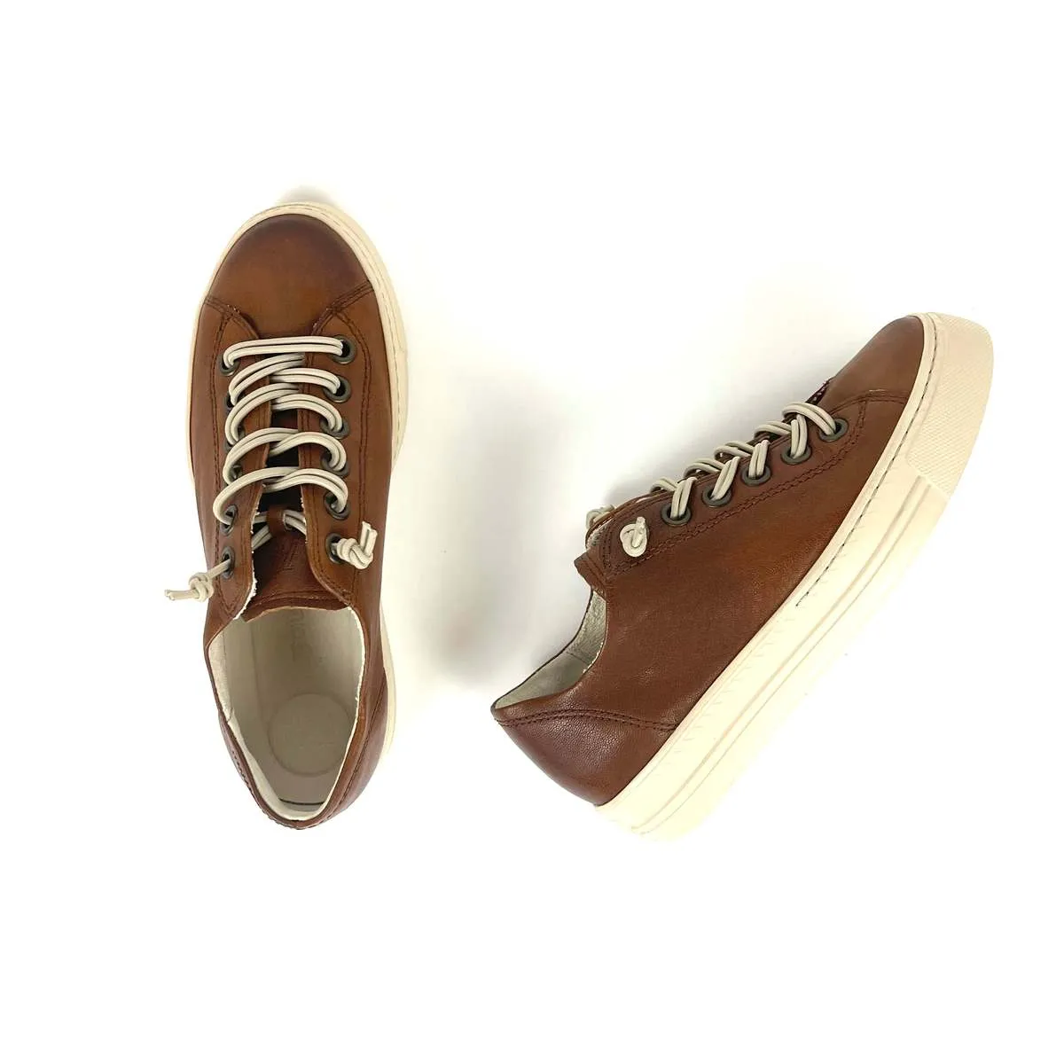 Hadley Sneaker - Cognac Washed