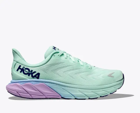 Hoka Women’s Arahi 6 Athletic Shoes-Sunlit Ocean/Lilac Mist **Wide Width**