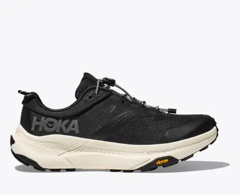 Hoka Women’s Transport Commuter Shoes-Black/Alabaster **Wide Width**