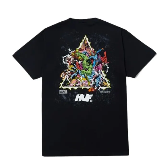 HUF  |Crew Neck Pullovers Unisex Street Style Cotton Short Sleeves