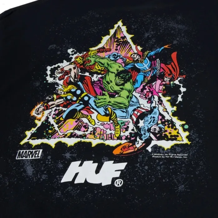 HUF  |Crew Neck Pullovers Unisex Street Style Cotton Short Sleeves