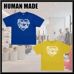 HUMAN MADE  |Crew Neck Pullovers Heart Unisex Street Style Plain Cotton