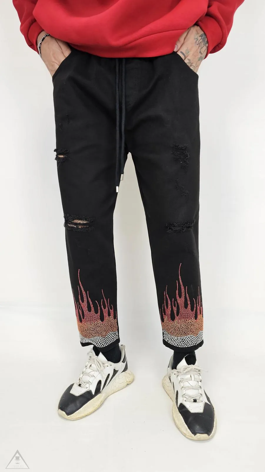 Jeans Black fiamma