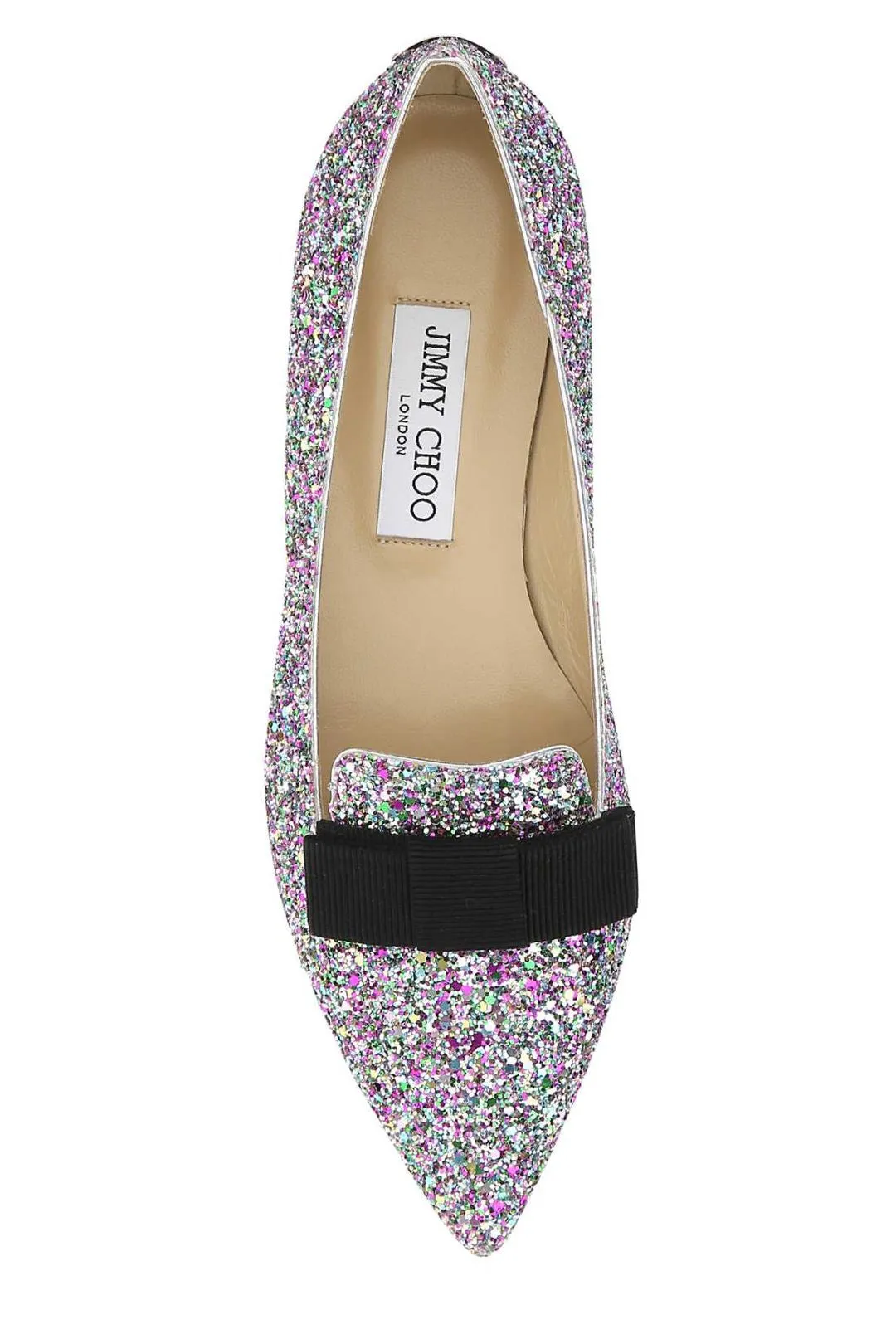 Jimmy Choo Gala Pointed Toe Flat Shoes