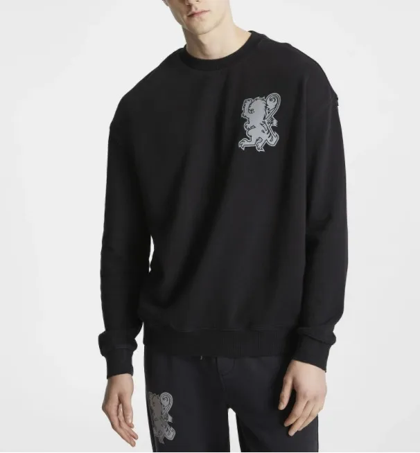 KSUBI  |Crew Neck Pullovers Unisex Street Style Long Sleeves Cotton