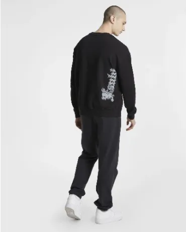 KSUBI  |Crew Neck Pullovers Unisex Street Style Long Sleeves Cotton