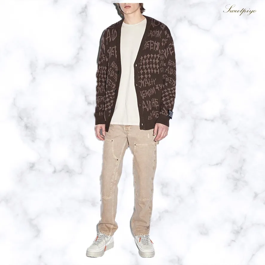 KSUBI  |KSUBI Heroism Cardigan MPS24KW003 MPS24KW005