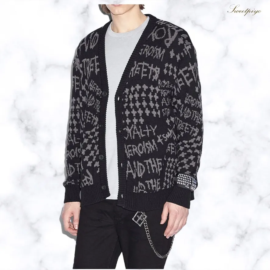 KSUBI  |KSUBI Heroism Cardigan MPS24KW003 MPS24KW005