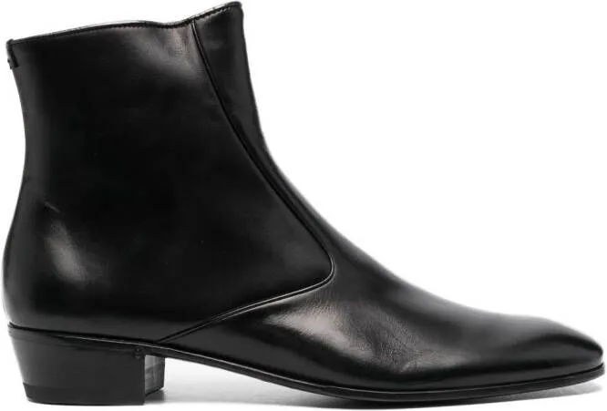 Lidfort Socrate leather boots Black