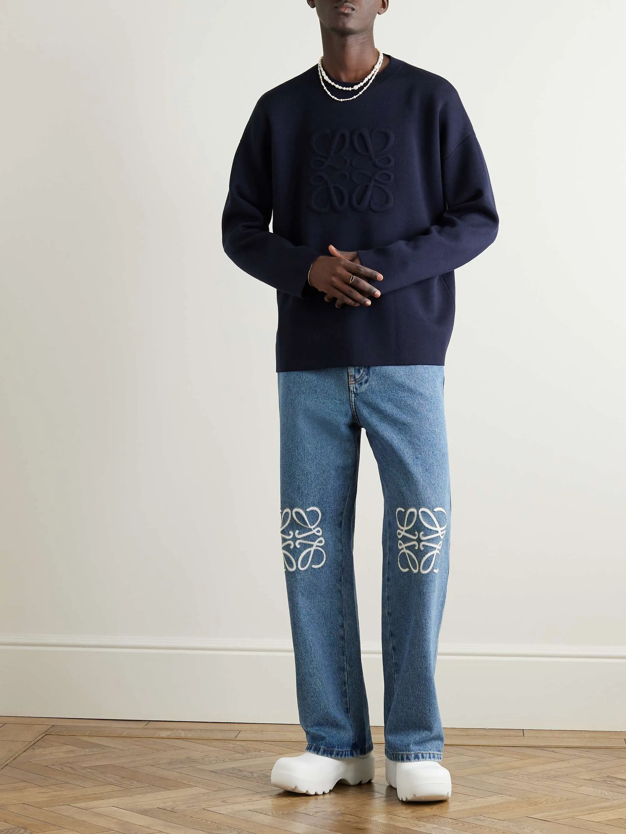 LOEWE  |Wool Long Sleeves Luxury FX Advantage / Exclusive Sweaters