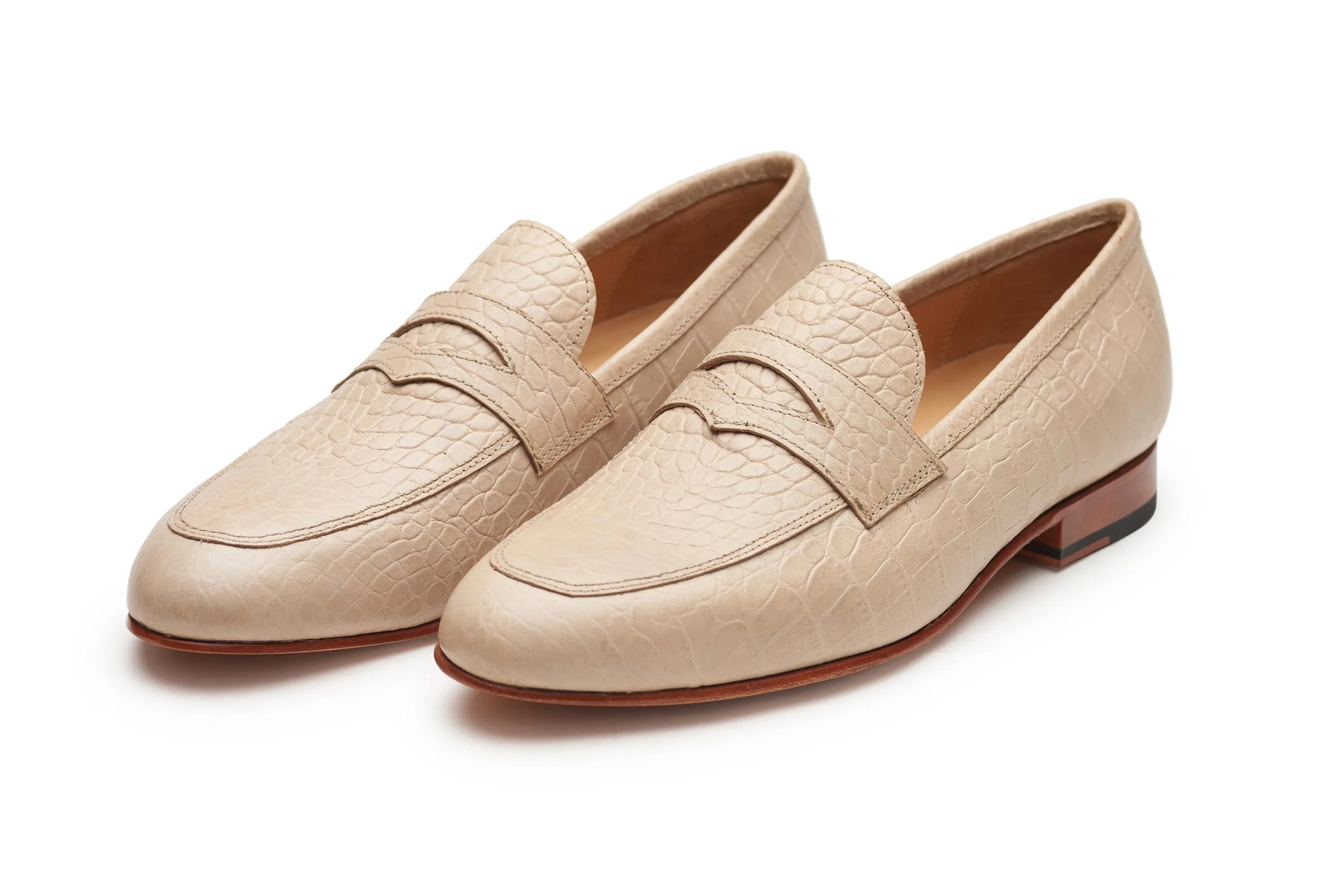 Lopez Penny Loafer - Natural (US 7, 8 & 13 Only)