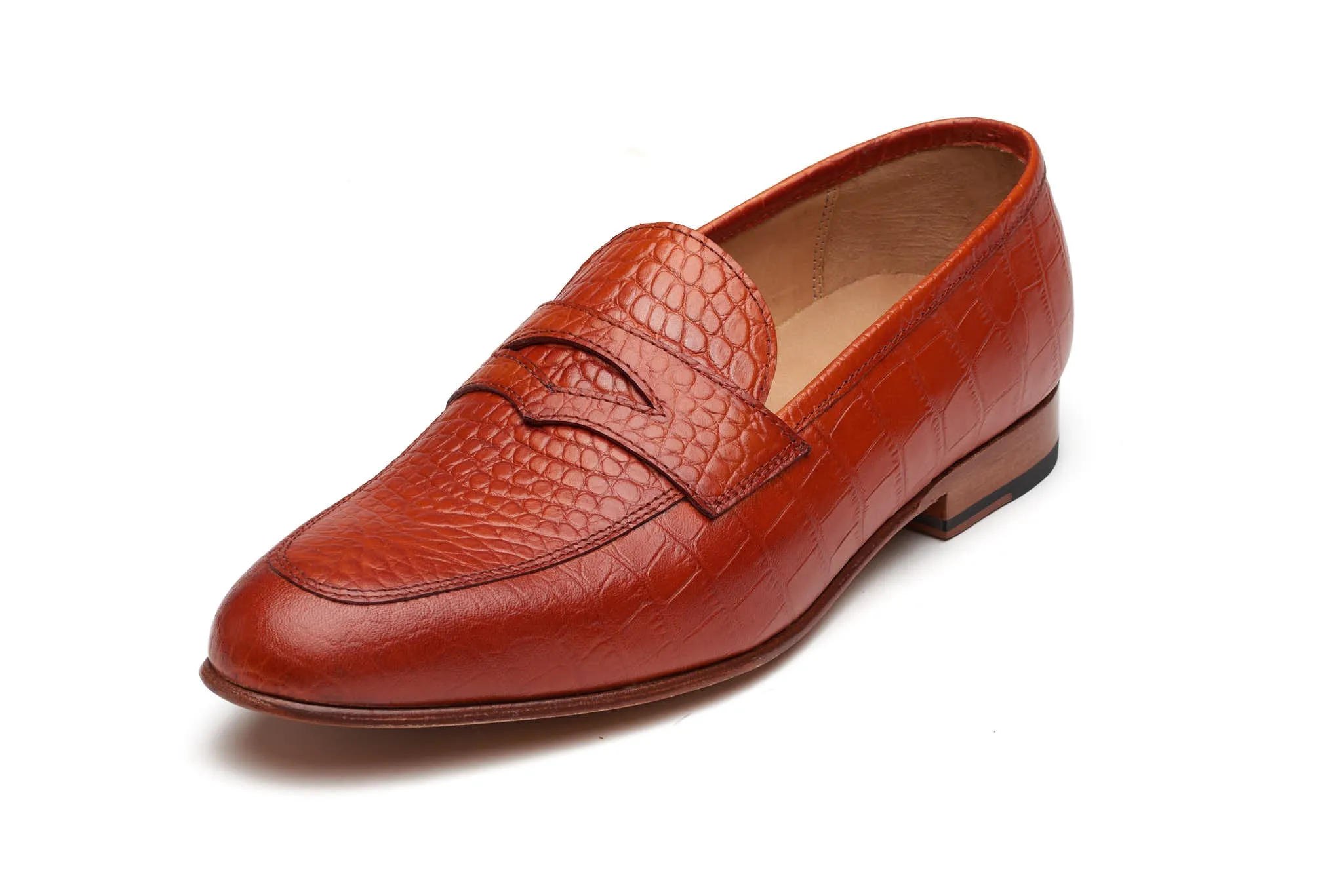 Lopez Penny Loafer - Orange