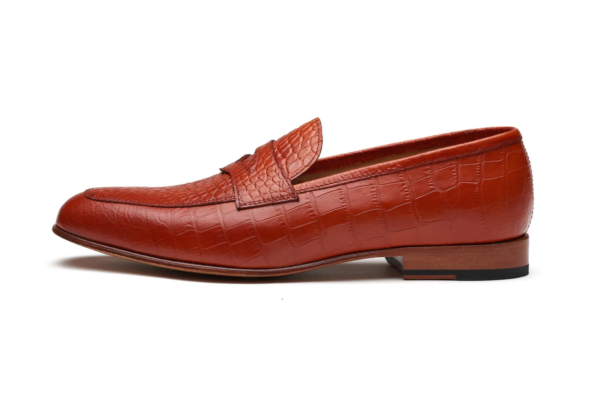 Lopez Penny Loafer - Orange