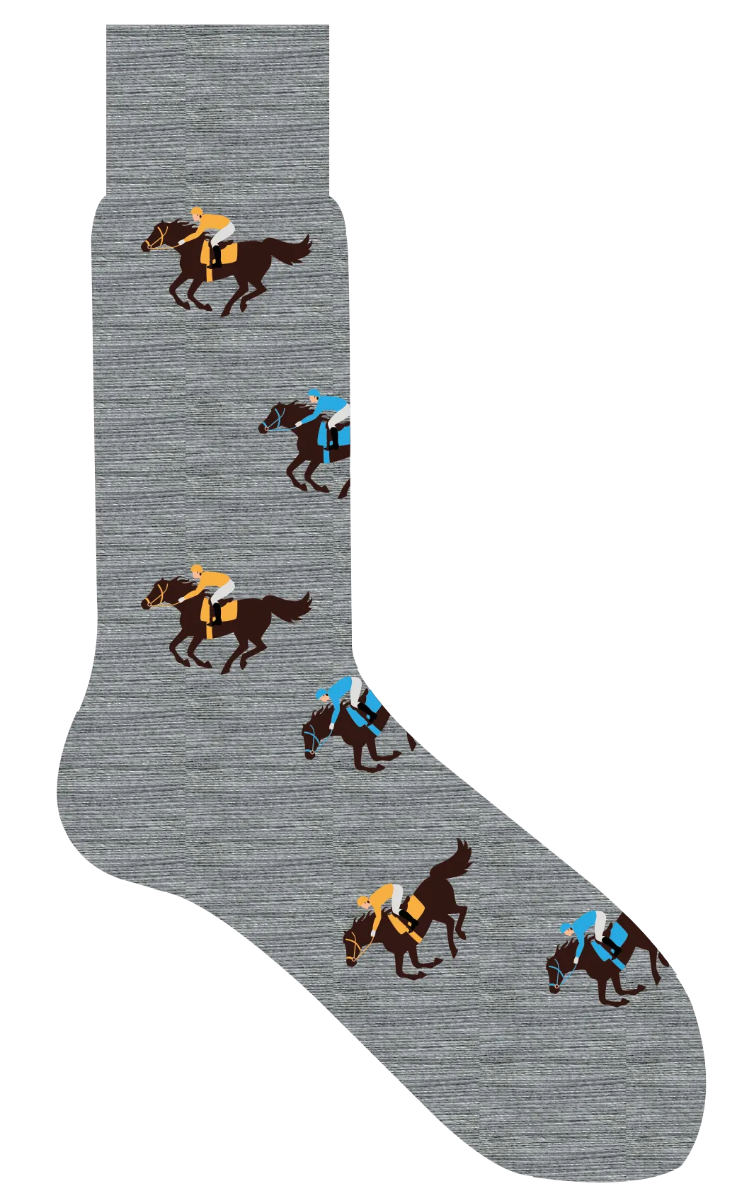 Lorenzo Uomo Socks - Grey Horse Racing