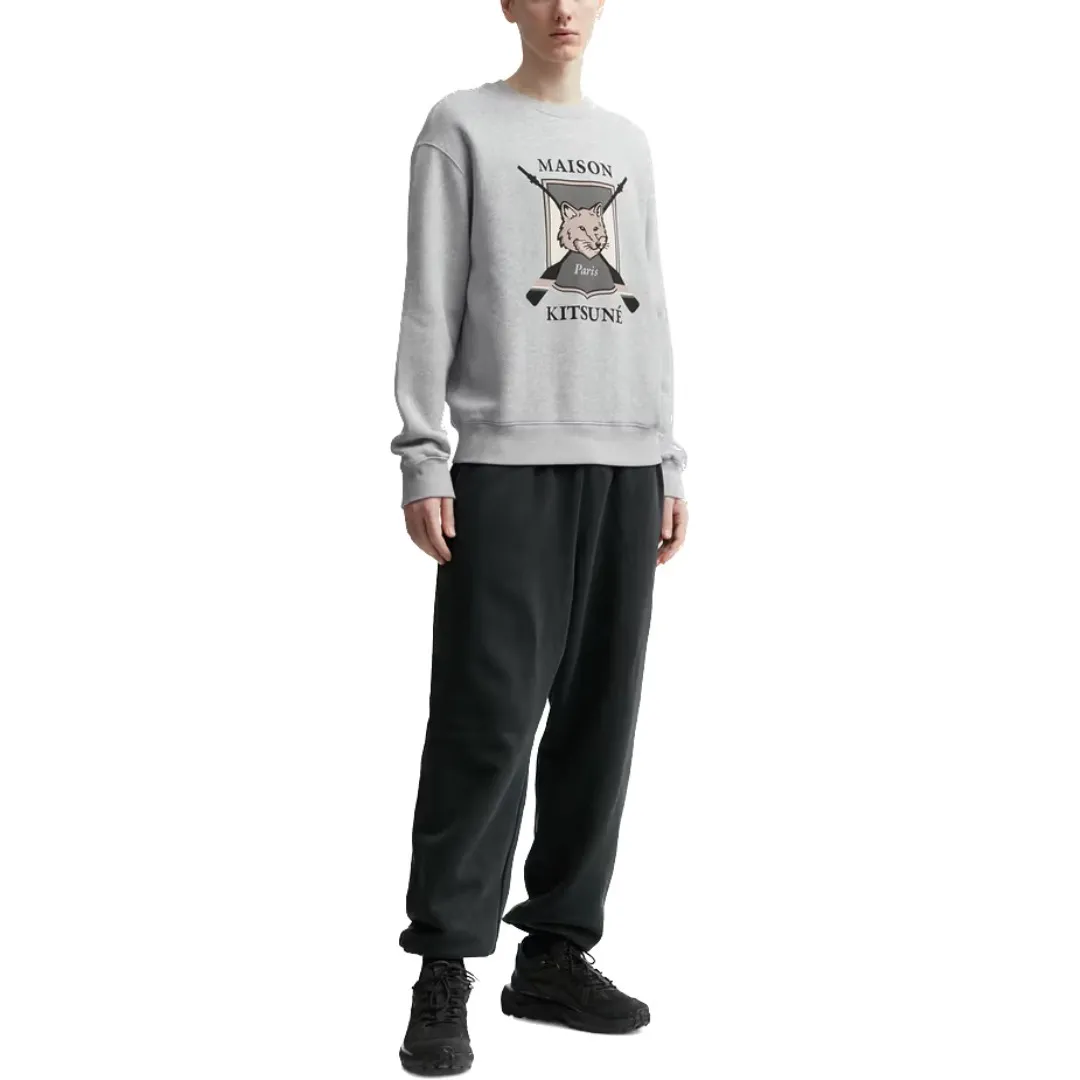 MAISON KITSUNE  |Crew Neck Pullovers Unisex Long Sleeves Plain