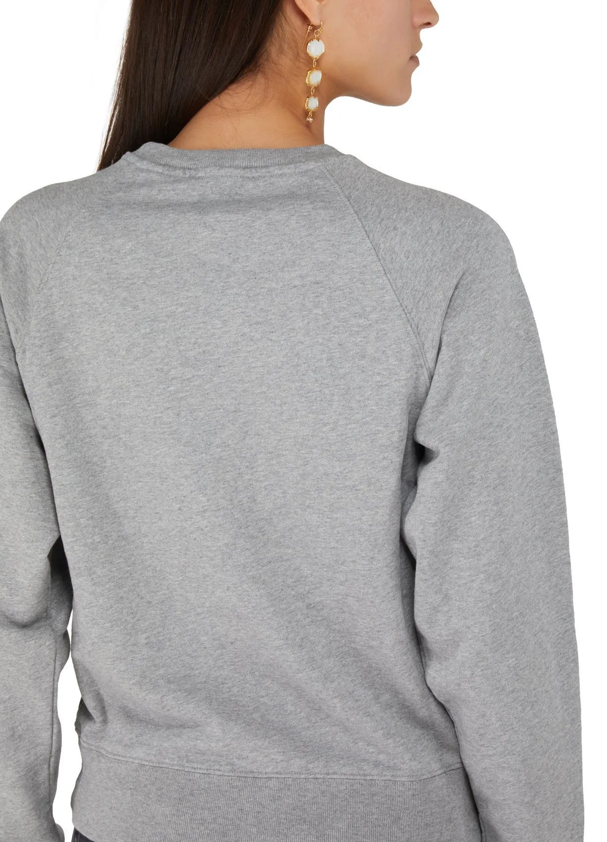 MAISON KITSUNE  |Crew Neck Unisex Sweat Rib Street Style Long Sleeves Plain