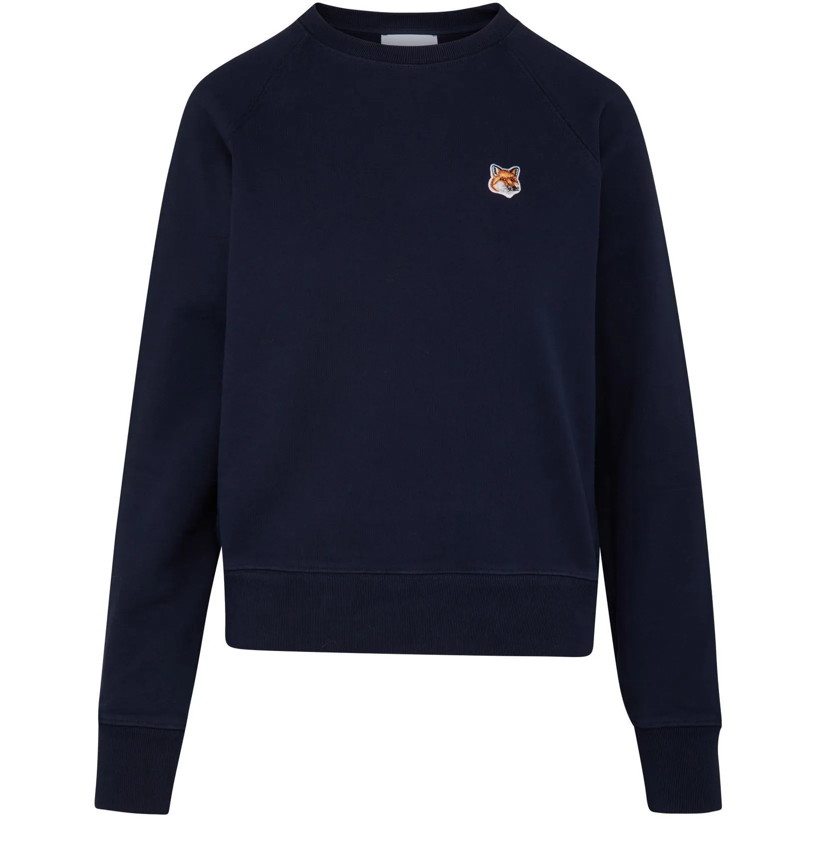 MAISON KITSUNE  |Crew Neck Unisex Sweat Rib Street Style Long Sleeves Plain