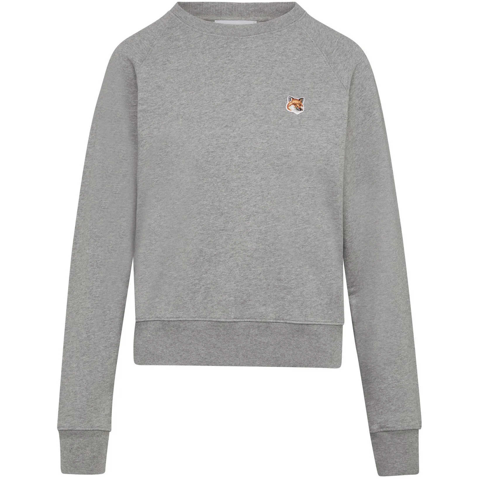 MAISON KITSUNE  |Crew Neck Unisex Sweat Rib Street Style Long Sleeves Plain