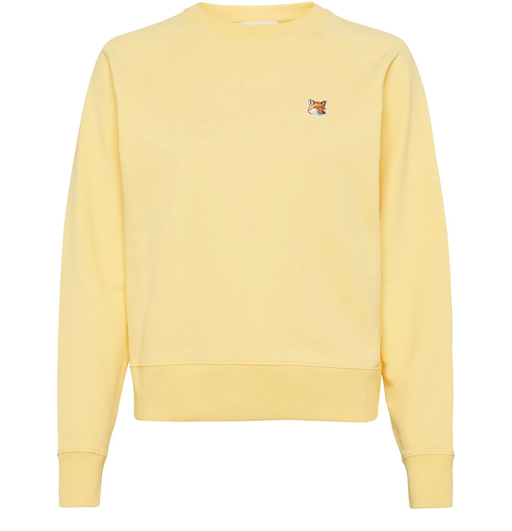 MAISON KITSUNE  |Crew Neck Unisex Sweat Rib Street Style Long Sleeves Plain