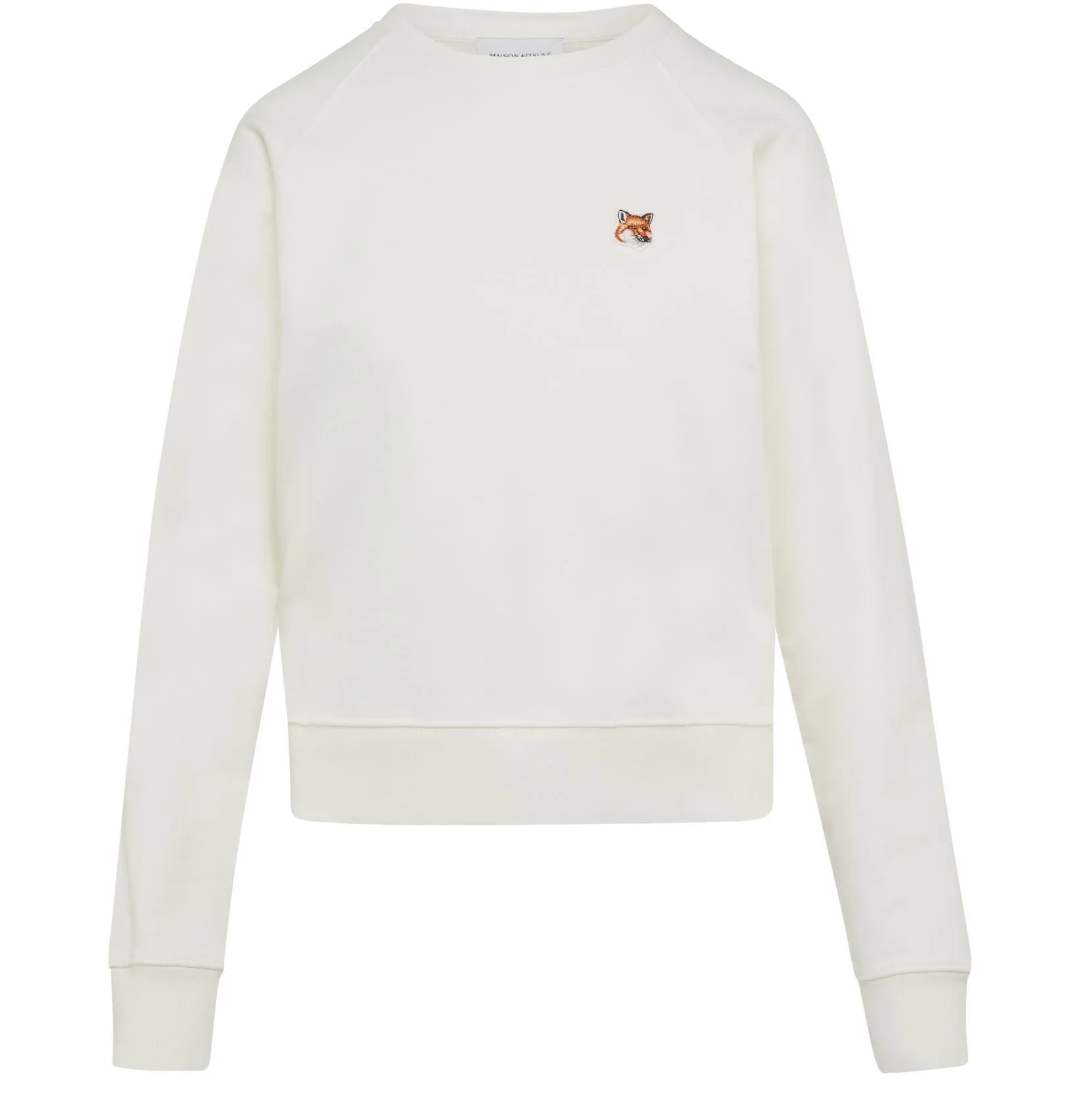 MAISON KITSUNE  |Crew Neck Unisex Sweat Rib Street Style Long Sleeves Plain