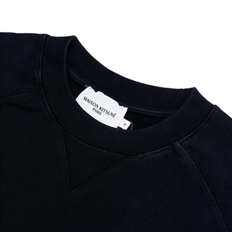 MAISON KITSUNE  |Pullovers Unisex Street Style U-Neck Collaboration