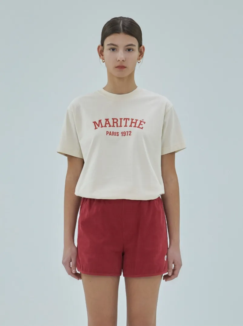 Marithe + Francois Girbaud  |Unisex Street Style Cotton Short Sleeves Long Sleeve T-shirt