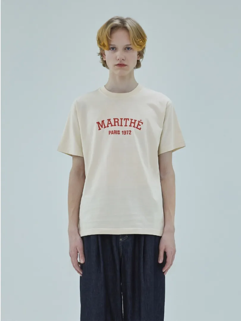 Marithe + Francois Girbaud  |Unisex Street Style Cotton Short Sleeves Long Sleeve T-shirt