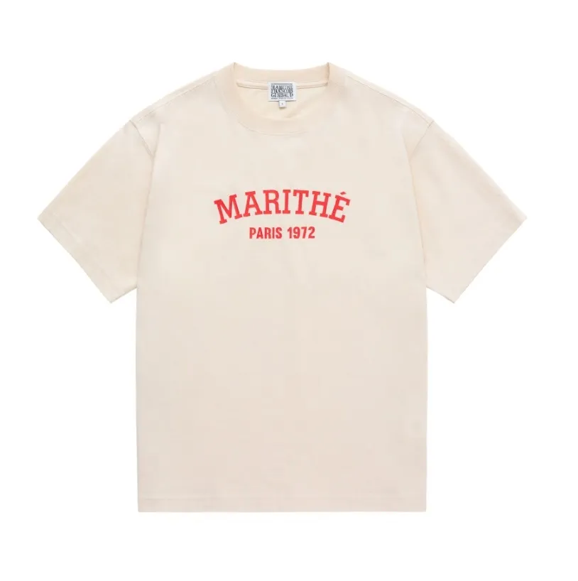 Marithe + Francois Girbaud  |Unisex Street Style Cotton Short Sleeves Long Sleeve T-shirt