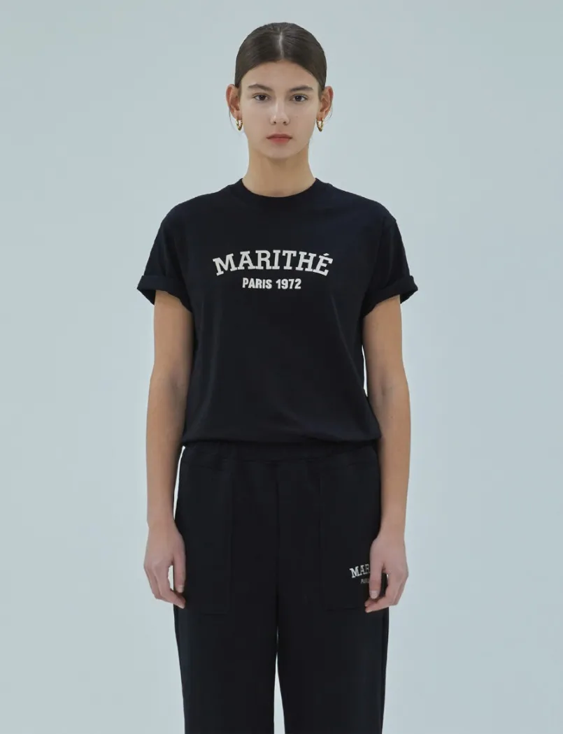 Marithe + Francois Girbaud  |Unisex Street Style Cotton Short Sleeves Long Sleeve T-shirt