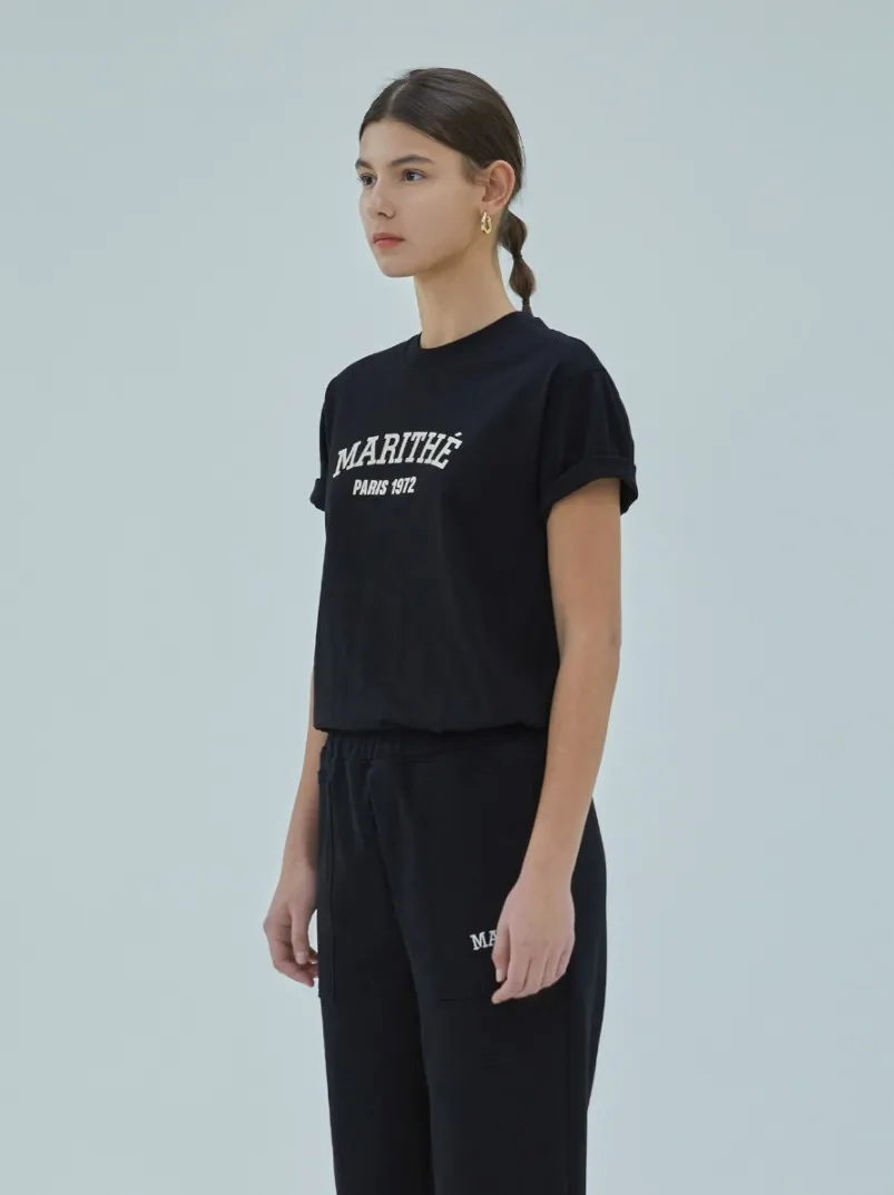 Marithe + Francois Girbaud  |Unisex Street Style Cotton Short Sleeves Long Sleeve T-shirt