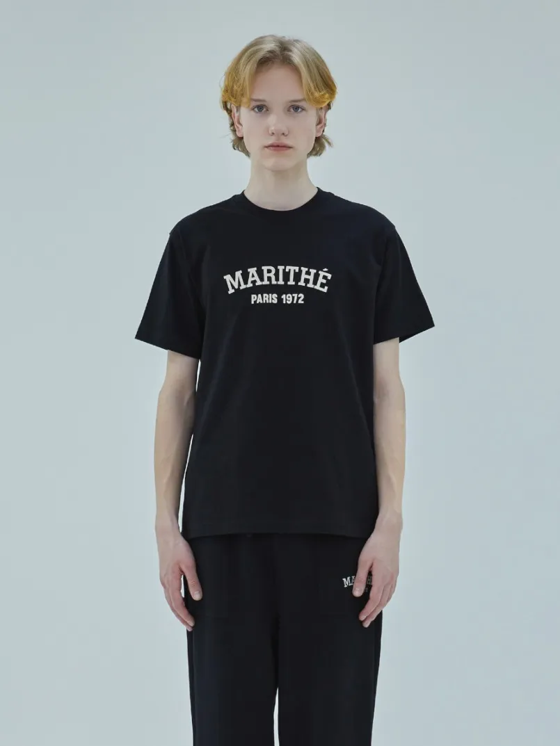 Marithe + Francois Girbaud  |Unisex Street Style Cotton Short Sleeves Long Sleeve T-shirt