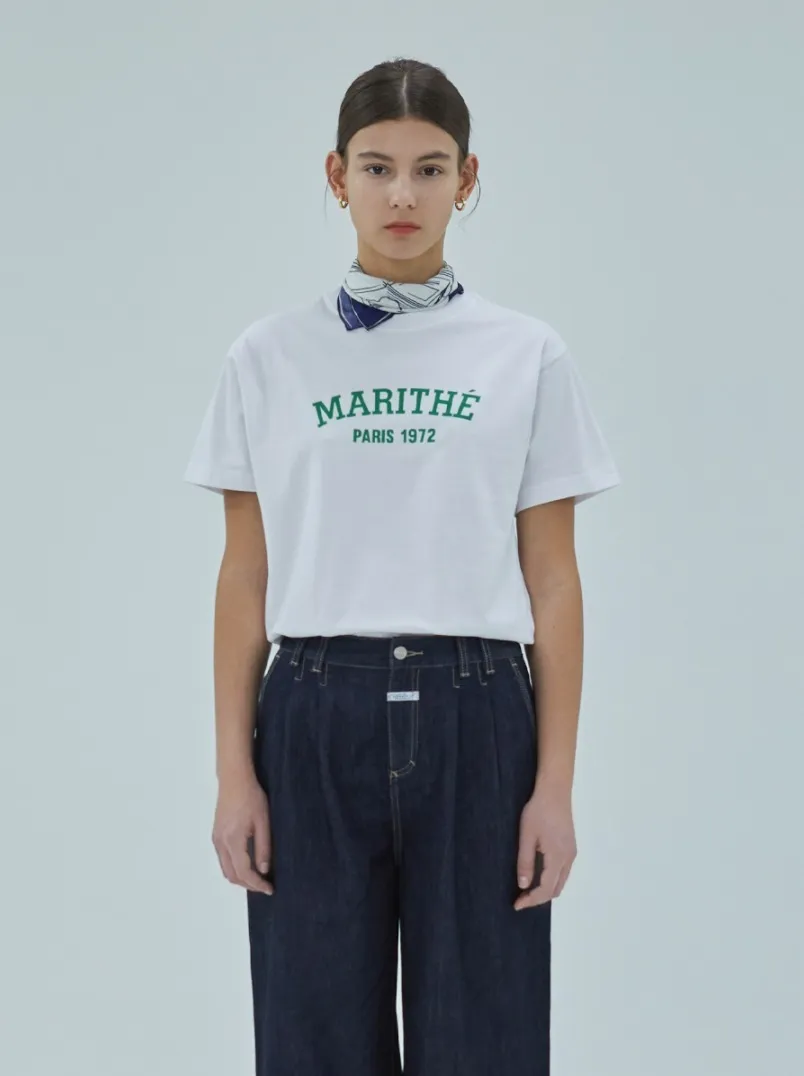 Marithe + Francois Girbaud  |Unisex Street Style Cotton Short Sleeves Long Sleeve T-shirt