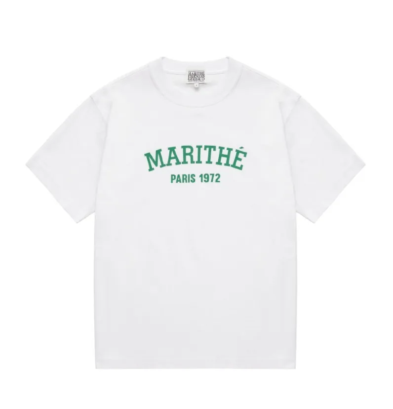 Marithe + Francois Girbaud  |Unisex Street Style Cotton Short Sleeves Long Sleeve T-shirt