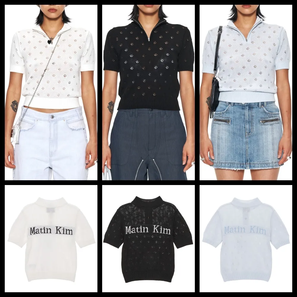 Matin Kim  |Casual Style Street Style Cotton Formal Style  Logo