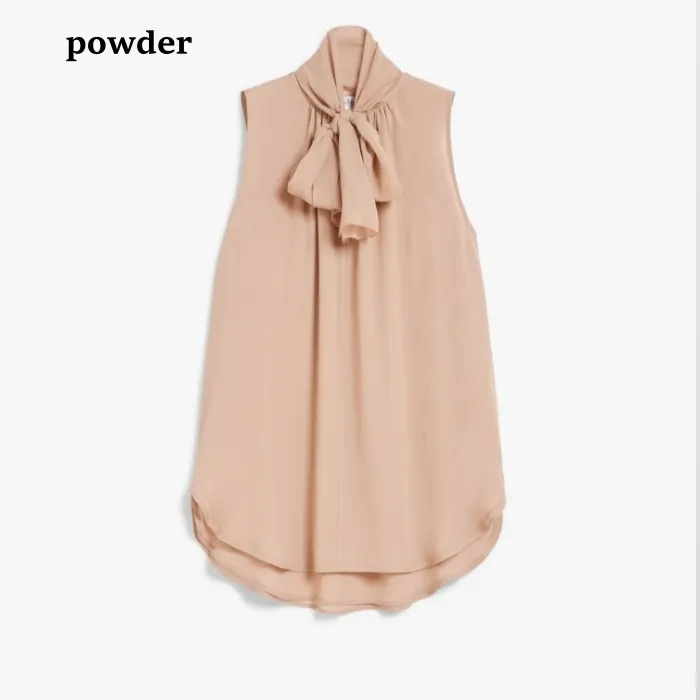 MaxMara  |Casual Style Silk Sleeveless Party Style Office Style