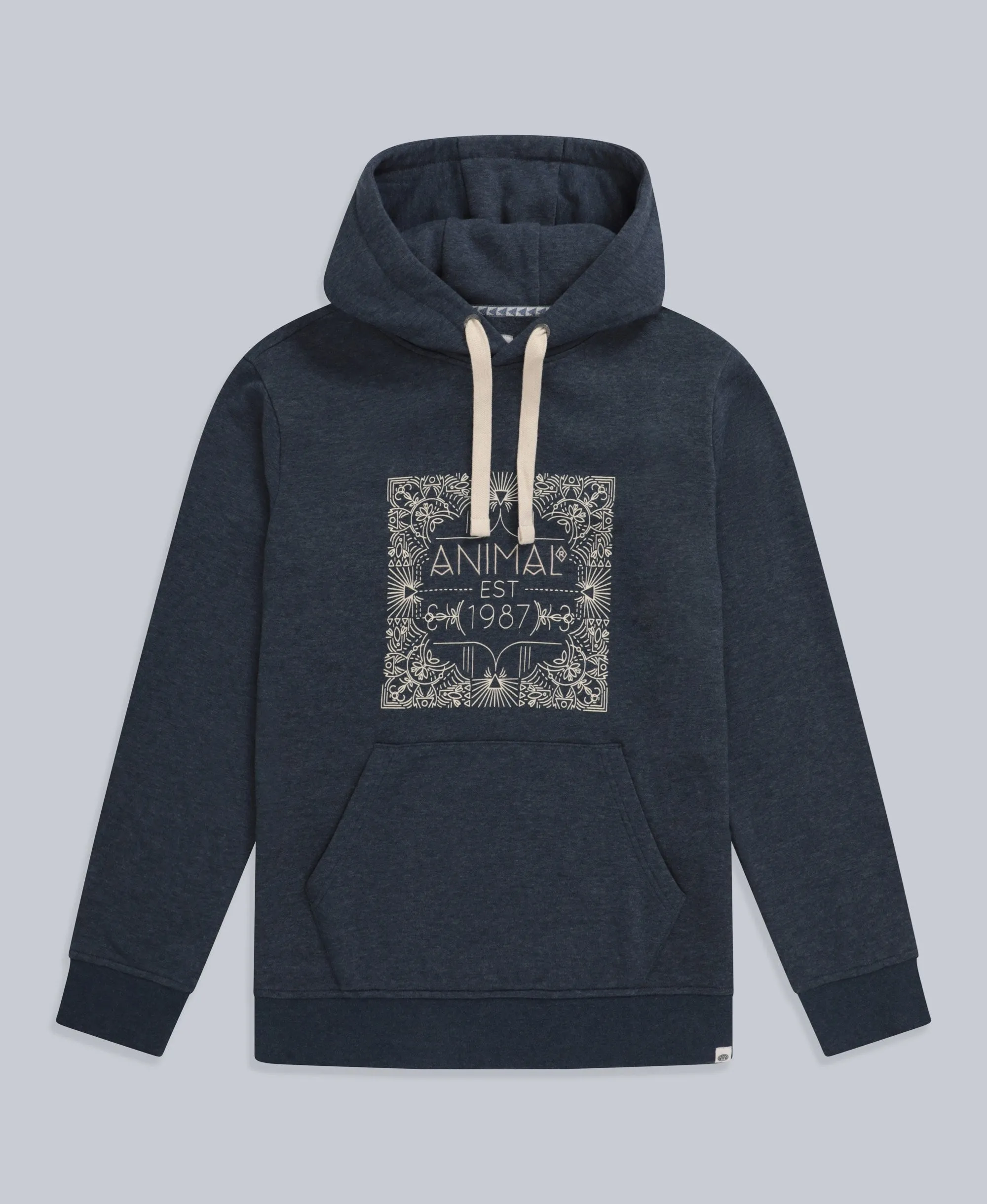 Maya Womens Graphic Hoodie - Navy