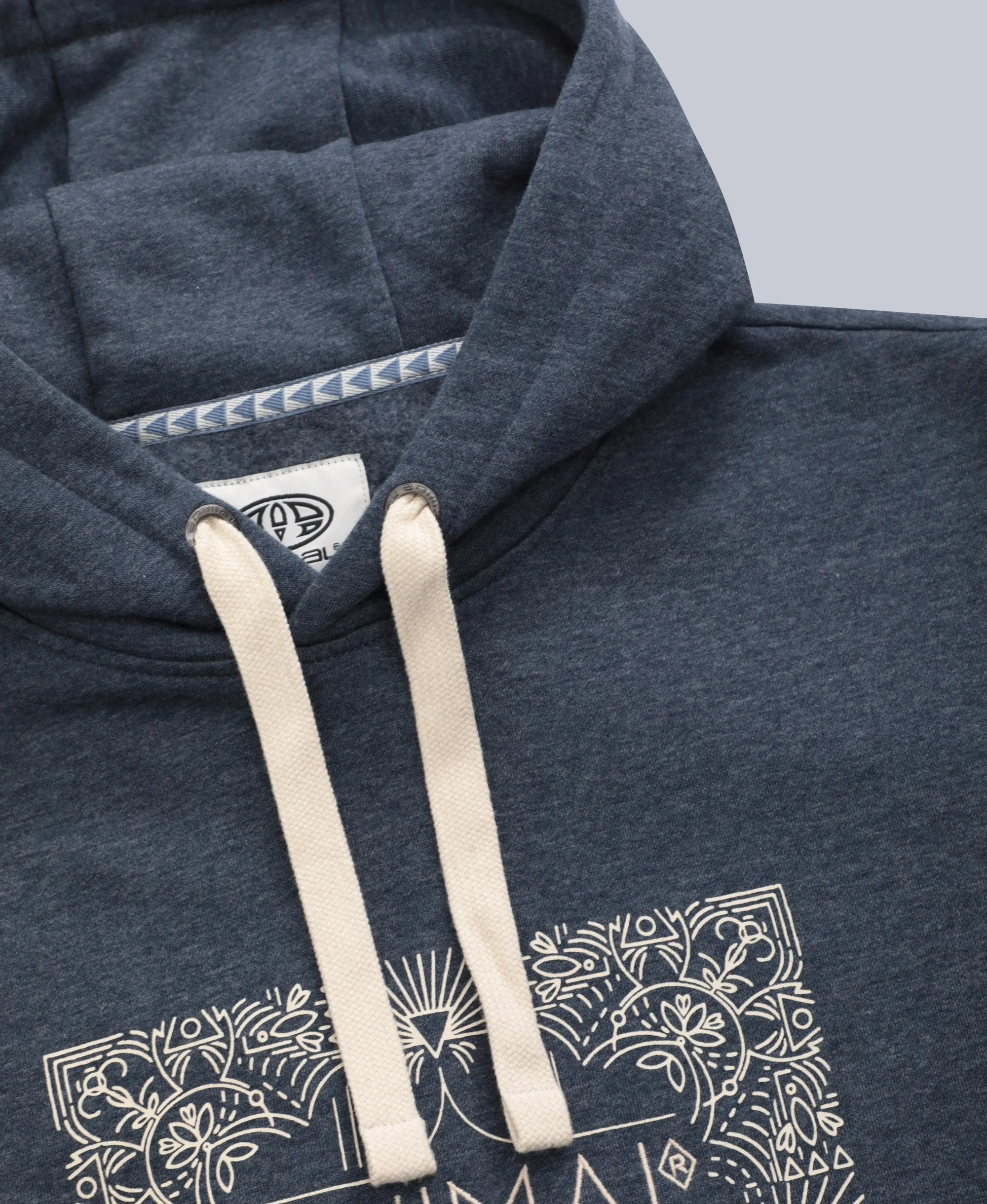 Maya Womens Graphic Hoodie - Navy