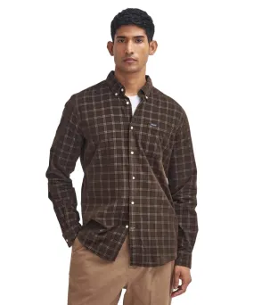 Men's Barbour Harthill Tailored Checked Cord Shirt